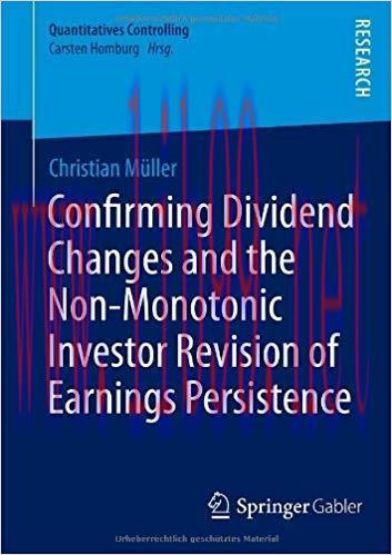 (PDF)Confirming Dividend Changes and the Non-Monotonic Investor Revision of Earnings Persistenc...