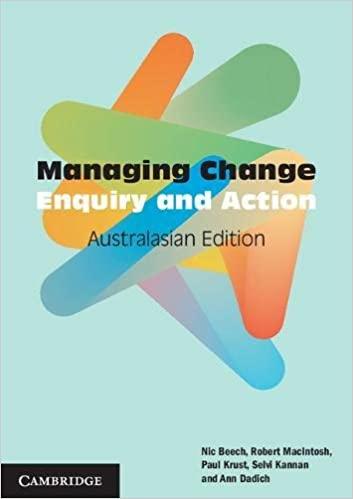 Managing Change Enquiry and Action Australasian Edition