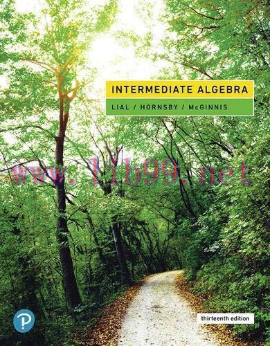 [FOX-Ebook]Intermediate Algebra, 13th Edition