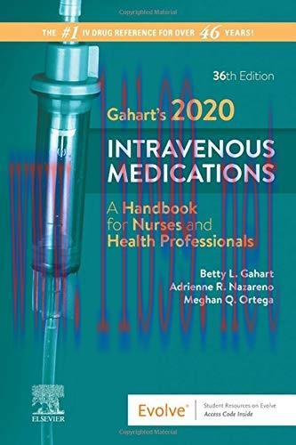 [AME]Gahart's 2020 Intravenous Medications: A Handbook for Nurses and Health Professionals (EPU...