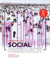 (PDF)Fundamentals of Social Research 5th Canadian Edition by Earl Babbie