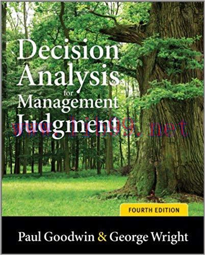 (PDF)Decision Analysis for Management Judgment 4th Edition