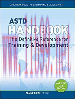 ASTD Handbook: The Definitive Reference for Training and Development