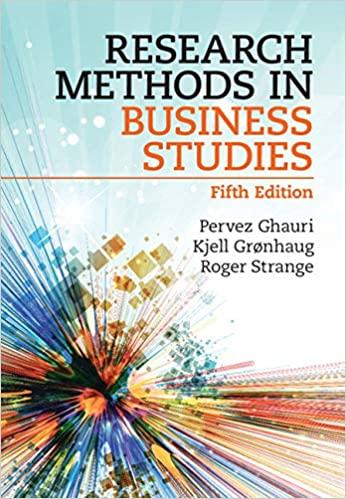 Research Methods in Business Studies 5th Edition