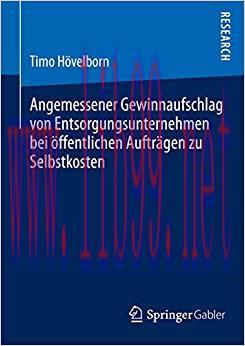 (PDF)Angemessener Gewinnaufschlag von Entsorgungsunternehmen bei &ouml;ffentlichen Auftr&auml;gen zu Selb...