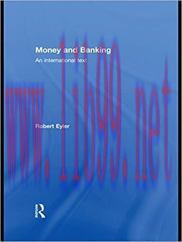 (PDF)Money and Banking: An International Text 1st Edition