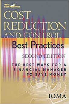 (PDF)Cost Reduction and Control Best Practices: The Best Ways for a Financial Manager to Save M...
