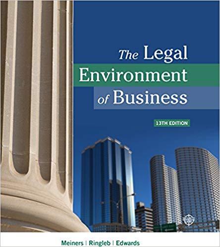 (PDF)The Legal Environment of Business 13th Edition