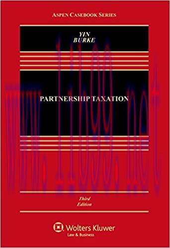 (PDF)Partnership Taxation (Aspen Casebook) 3rd Edition