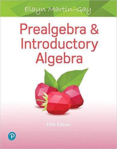 (Solution Manual)Introductory Algebra, 5th Edition by Elayn Martin-Gay.zip