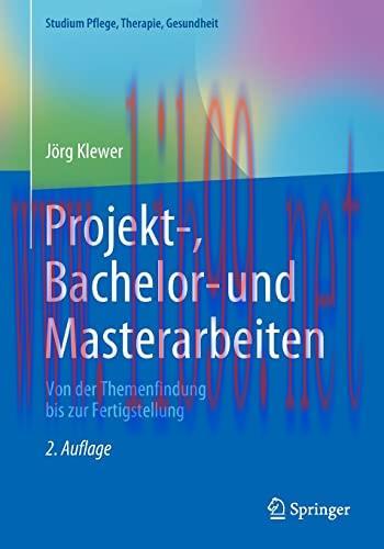 [AME]Projekt-, Bachelor- und Masterarbeiten: Von der Themenfindung bis zur Fertigstellung (Stud...