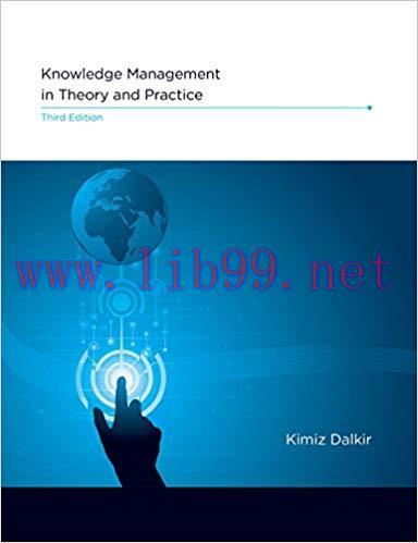 Knowledge Management in Theory and Practice (The MIT Press) 3rd Edition,
