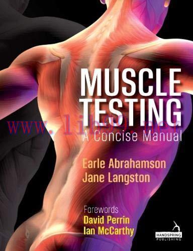 [AME]Muscle Testing: A Concise Manual (Original PDF)