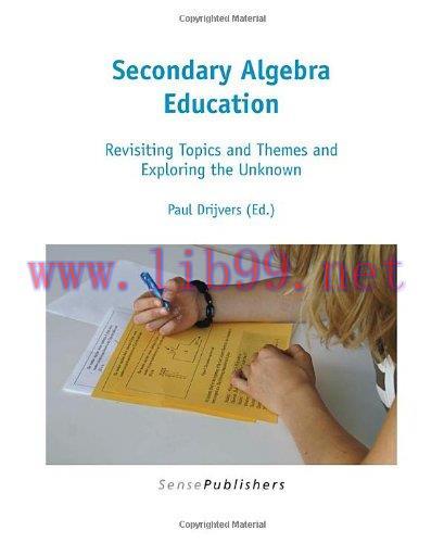 [FOX-Ebook]Secondary Algebra Education