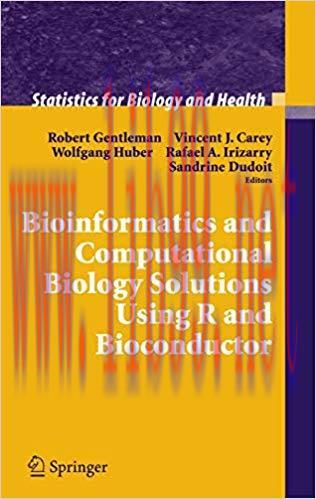 (PDF)Bioinformatics and Computational Biology Solutions Using R and Bioconductor (Statistics fo...