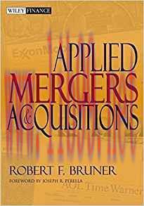 [PDF]Applied Mergers and Acquisitions [Robert F. Bruner]
