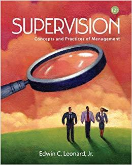 (PDF)Supervision Concepts and Practices of Management 12th Edition