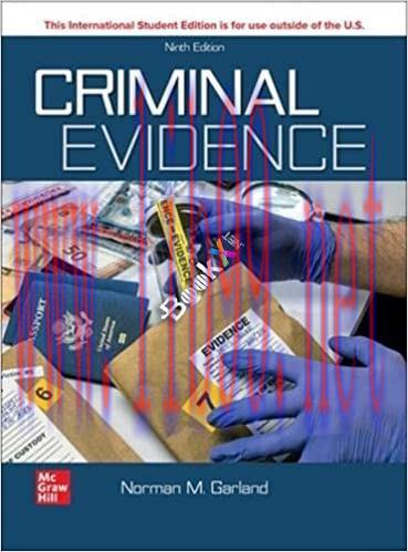[PDF]ISE Ebook Criminal Evidence 9th Edition [Norman M. Garland]