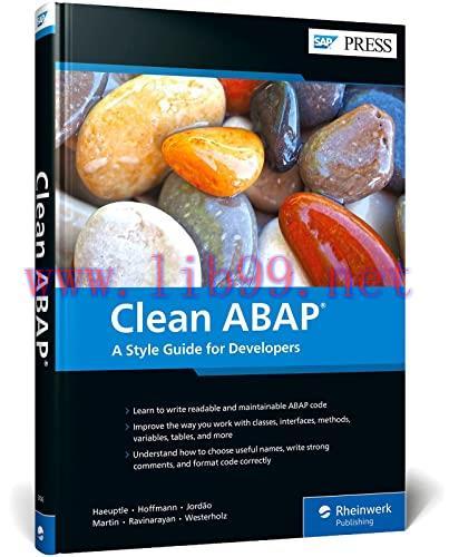 [FOX-Ebook]Clean ABAP: A Style Guide for Developers