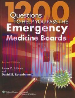 [AME]1200 Questions to Help You Pass the Emergency Medicine Boards, 2nd Edition (EPUB)
