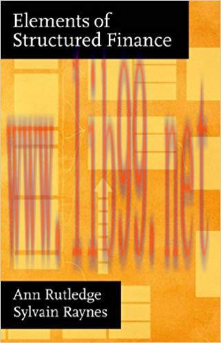 (PDF)Elements of Structured Finance 1st Edition