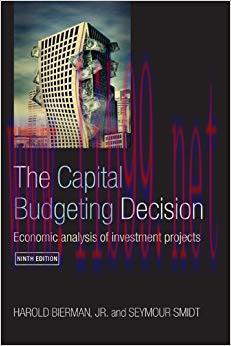 (PDF)The Capital Budgeting Decision: Economic Analysis of Investment Projects 1st Edition