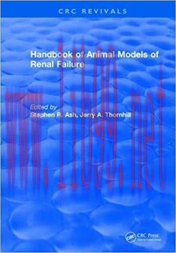 [PDF]Handbook of Animal Models of Renal Failure