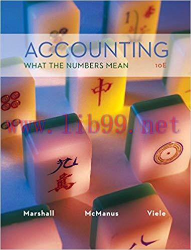(PDF)Accounting: What The Numbers Mean, 10E, With Access Code For Connect Plus 10th Edition