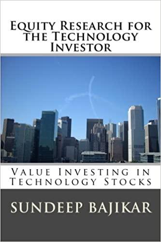 (PDF)Equity Research for the Technology Investor Value Investing in Technology Stocks