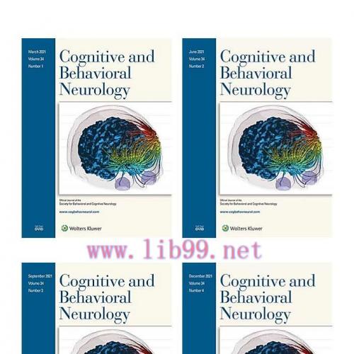 [AME]Cognitive & Behavioral Neurology 2021 Full Archives (True PDF)