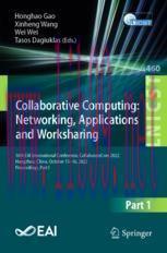 [PDF]Collaborative Computing: Networking, Applications and Worksharing: 18th EAI International ...