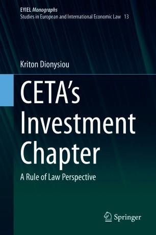 CETA's Investment Chapter