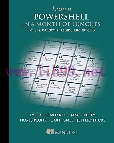 [FOX-Ebook]Learn PowerShell in a Month of Lunches: Covers Windows, Linux, and macOS