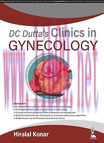 [AME]DC Dutta&rsquo;s Clinics in Gynecology (Original PDF)