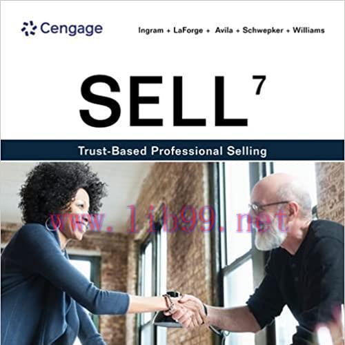 [PDF]SELL Trust-Based Professional Selling 7th Edition