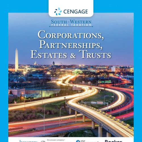 South-Western Federal Taxation 2021 Corporations Partnerships Estates and Trusts 44th By Willia...