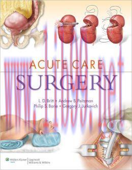[AME]Acute Care Surgery (ORIGINAL PDF from_ Publisher)