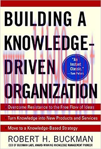 (PDF)Building a Knowledge-Driven Organization 1st Edition