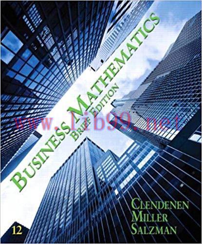 (PDF)Business Mathematics Brief 12th Edition