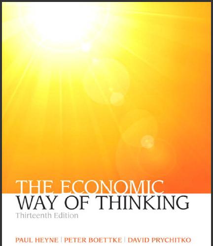 (Test Bank)The Economic Way of Thinking,13th Edition.zip