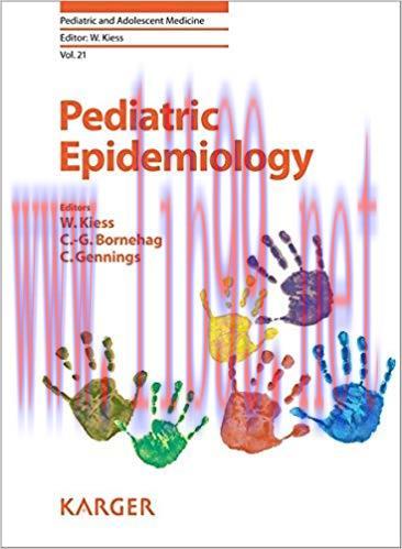 [PDF]Pediatric Epidemiology [Wieland Kiess]