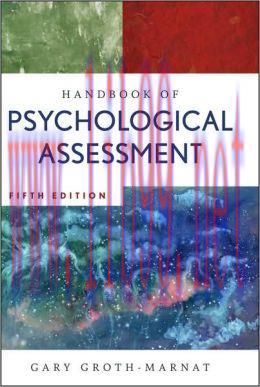 [AME]Handbook of Psychological Assessment, 5th Edition