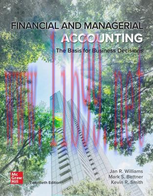 [PDF]ISE Ebook Financial And Managerial Accounting The Basis for Business Decisions 20th Editio...