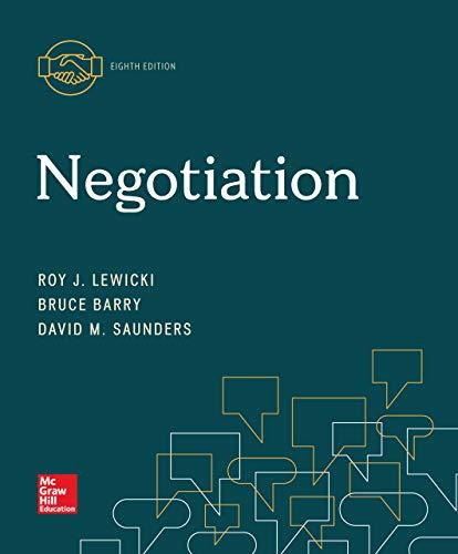 (IM)Negotiation 8th Edition by Lewicki.zip