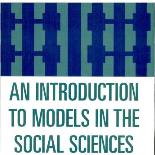 Introduction to Models in the Social Sciences, An