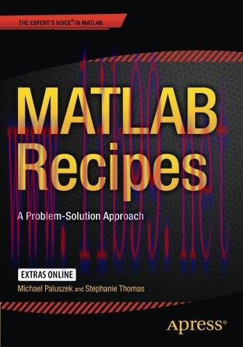 [FOX-Ebook]MATLAB Recipes: A Problem-Solution Approach