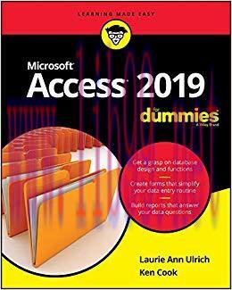 Access 2019 For Dummies 1st Edition,