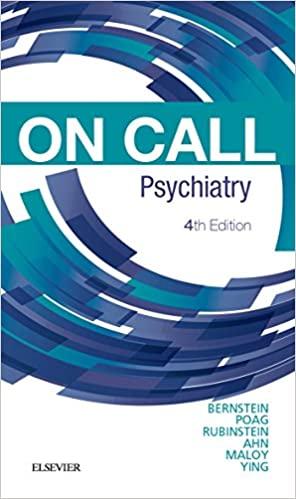 On Call Psychiatry E-Book On Call Series 4th Edition