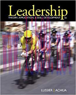 (PDF)Leadership: Theory, Application, & Skill Development 5th Edition