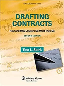 (PDF)Drafting Contracts How & Why Lawyers Do What They Do, Second Edition (Aspen Coursebook)